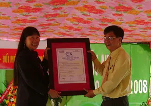 Công ty cổ phần khoáng sản Becamex nhận ISO 9001:2008 ảnh 1 Công ty cổ phần khoáng sản Becamex nhận ISO 9001:2008 ảnh 1